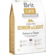 Brit Care (Брит Кеа) Grain-free Senior and Light (3 кг) Беззерновой корм для пожилых собак всех пород